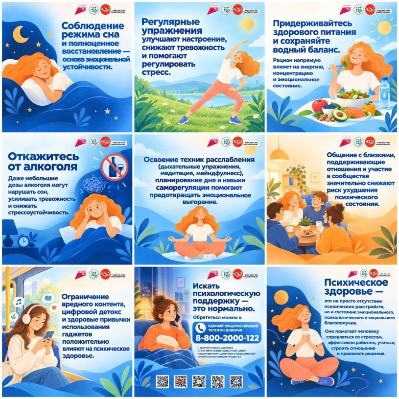  Неделя сохранения психического здоровья (в честь Всемирного дня  психического здоровья 10 октября).